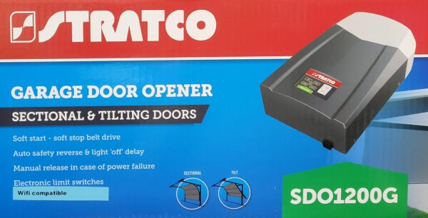 Panel lift or tilt door motor